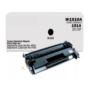 [CON CHIP] Tóner 151A (W1510A) para HP LaserJet Pro 4003 / 4103 - Sin Errores